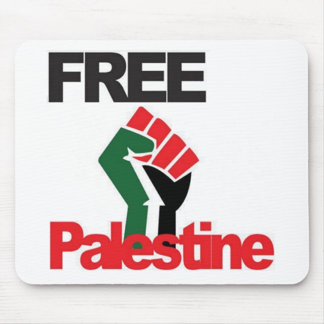 Tapis De Souris La Palestine libre - فلسطينعلم - drapeau (Devant)