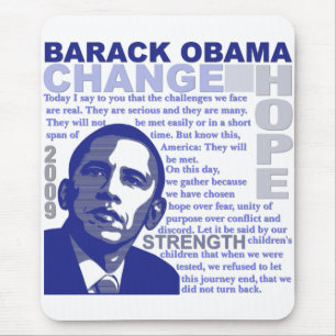 Tapis De Souris La parole d'Obama