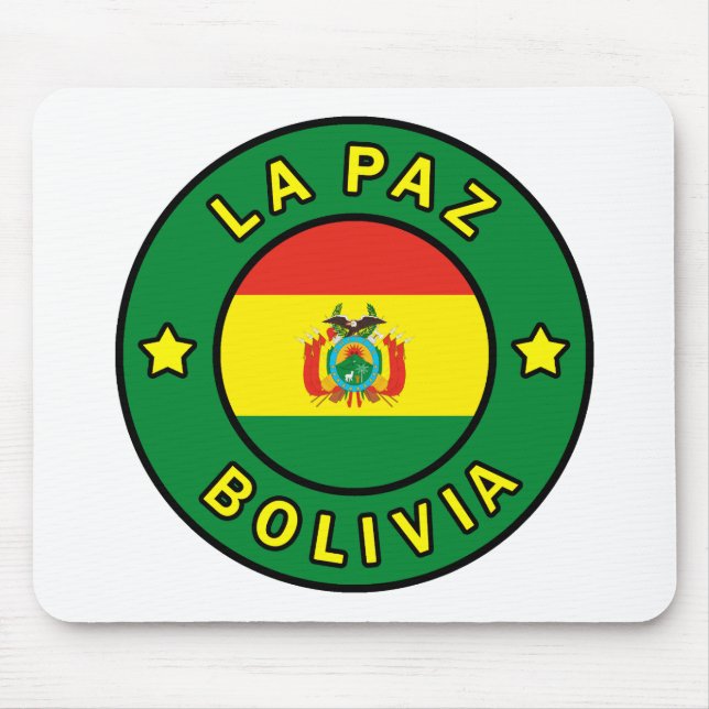 Tapis De Souris La Paz Bolivie (Devant)