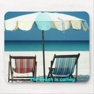 Tapis De Souris La plage appelle