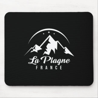 Tapis De Souris La Plagne France Station De Ski Ski Snowboard So