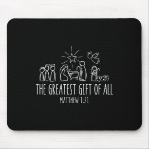 Tapis De Souris La Plus Grande Pour Tous Noël Nativité Jésus-Chri
