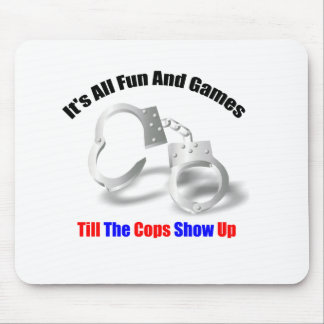 Tapis De Souris La police câline - amusement et jeux Mousepad