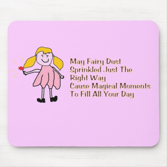Tapis De Souris La poussière féerique arrose Mousepad (Devant)