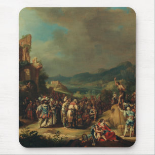 Tapis De Souris La Prédication de Jean-Baptiste par Bartholomeus