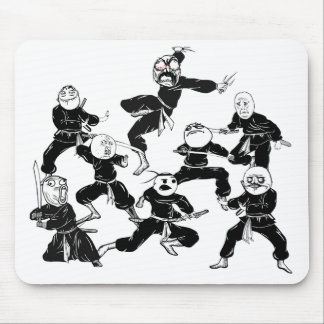 Tapis De Souris La rage Meme comique se pose à la bande Mousepad