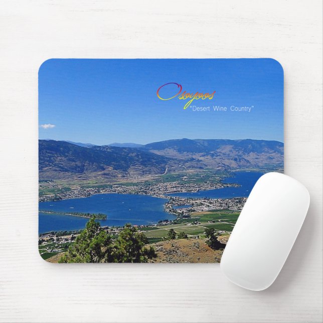 Tapis De Souris La région viticole du désert d'Osoyoos (Avec souris)