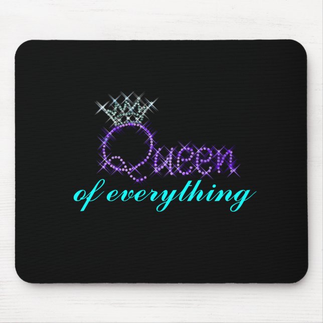 Tapis De Souris La Reine de tout couronne Mousepad (Devant)