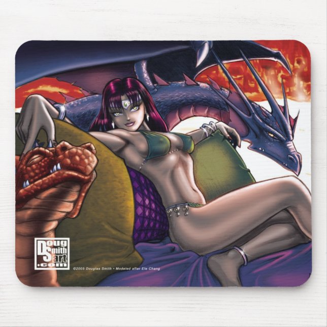 Tapis De Souris La Reine Mousepad de dragon (Devant)