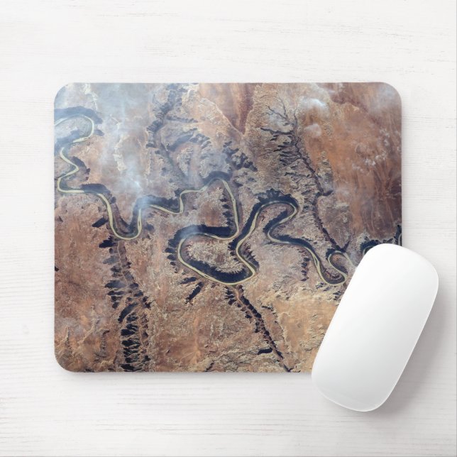 Tapis De Souris La Rivière Verte Et Ses Canyons Tributaires Dans L (Avec souris)