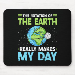 Tapis De Souris La Rotation De La Terre Fait De Mon Enseignant De