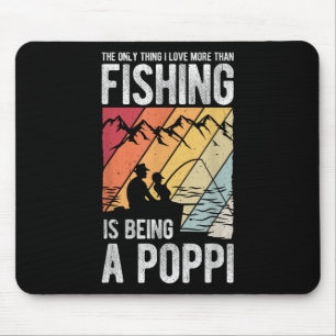 Tapis De Souris La Seule Chose Que J'aime Plus Que La Pêche Est D'