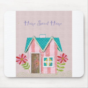 Tapis De Souris La Signature Caprice (Rose et Turquoise)