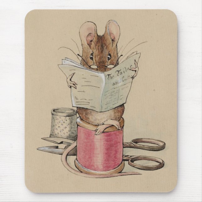 Tapis De Souris La souris sur mesure (par Beatrix Potter) (Devant)
