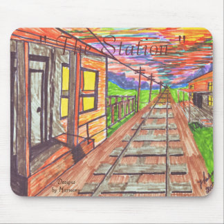 Tapis De Souris "La station "