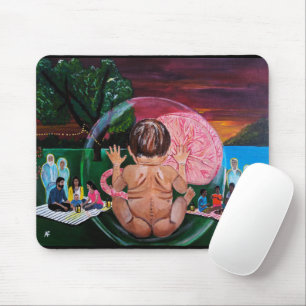 Tapis De Souris La Symphonie des Âmes Peinture d'Alfred Fox