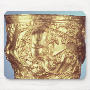 Tapis De Souris La tasse, a trouvé dans la tombe royale de Vaphio