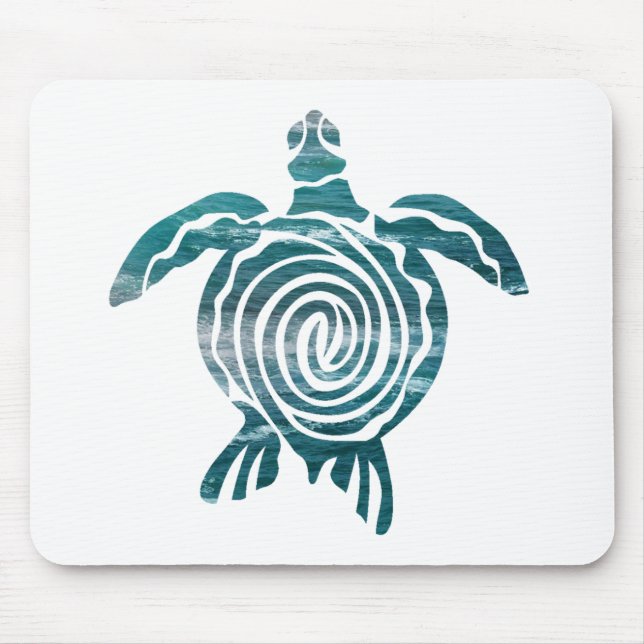 Tapis De Souris La Tortue Mer Sauve La Tortue (Devant)