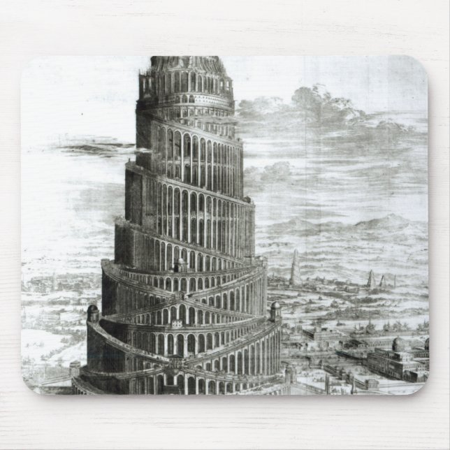 Tapis De Souris La tour de Babel, 1679 (Devant)