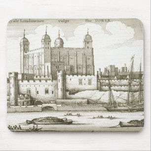 Tapis De Souris La tour de Londres, 1647 (gravure)
