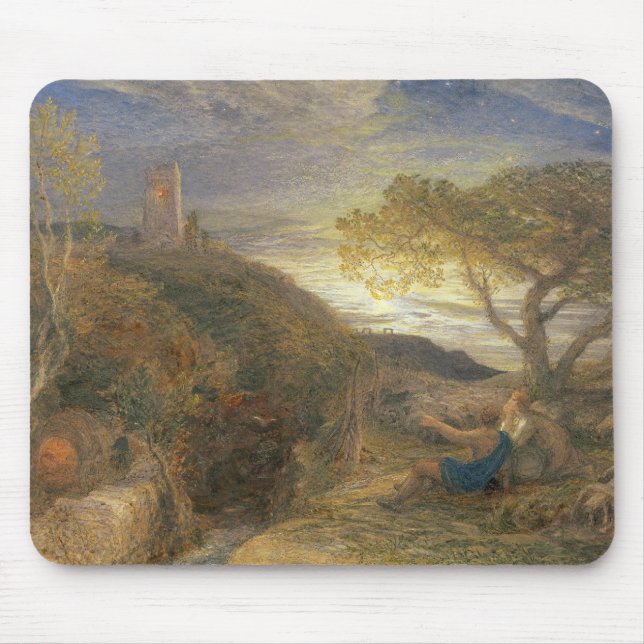 Tapis De Souris La tour isolée, 1868 (la semaine et le bodycolour (Devant)
