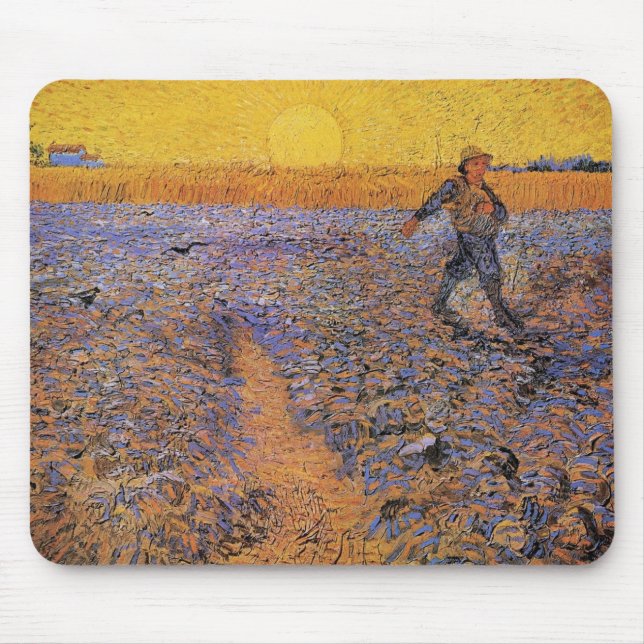 Tapis De Souris La tour par Vincent van Gogh (Devant)