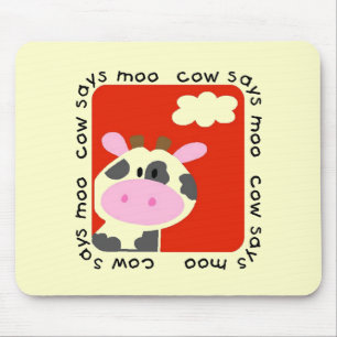 Tapis De Souris La vache indique des T-shirts et des cadeaux de MO