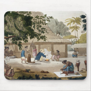Tapis De Souris La vie domestique dans Kupang, Timor, plaquent 10