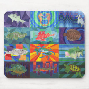 Tapis De Souris La vie du fleuve Hudson