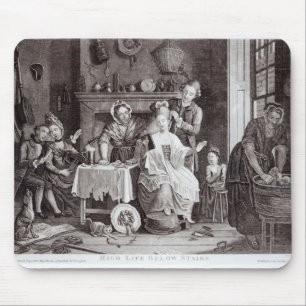 Tapis De Souris La vie élevée au-dessous des escaliers