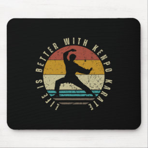 Tapis De Souris La Vie Kenpo Américaine Est Meilleure Avec Kenpo K