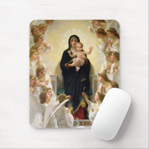 Tapis De Souris La Vierge aux anges - William-Adolphe Bouguereau