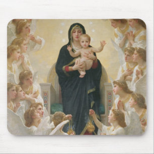 Tapis De Souris La Vierge avec Angels, 1900