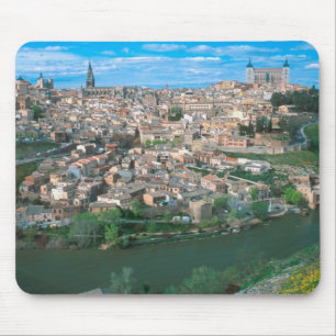 Tapis De Souris La ville antique de Tolède, en Espagne.