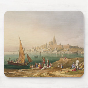 Tapis De Souris La ville et les temples sacrés de Dwarka, de