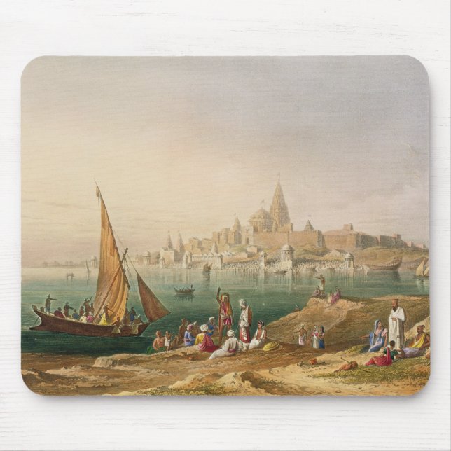 Tapis De Souris La ville et les temples sacrés de Dwarka, de (Devant)