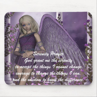 Tapis De Souris La violette d'ange charme Mousepad