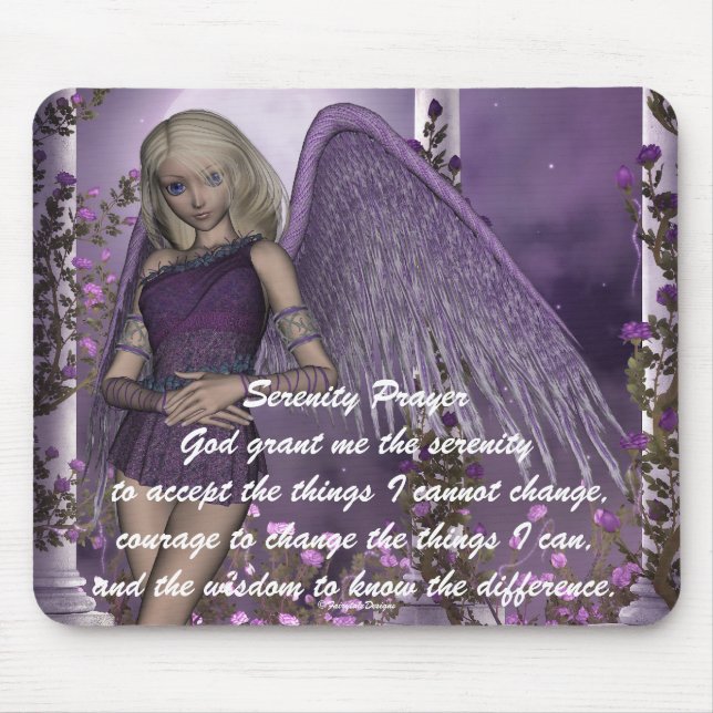 Tapis De Souris La violette d'ange charme Mousepad (Devant)