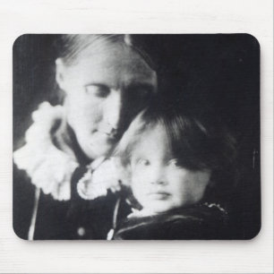 Tapis De Souris La Virginie Woolf, avec sa mère Julia, 1884