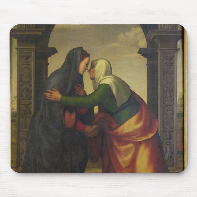 Tapis De Souris La visite de St Elizabeth à Vierge Marie (Devant)