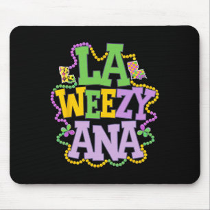 Tapis De Souris La Weezy Ana Carte de la Louisiane ludique avec fe