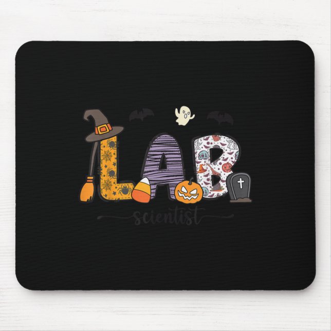 Tapis De Souris Lab Scientist Medical Lab Science Halloween Labora (Devant)