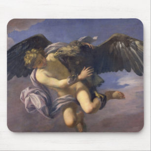 Tapis De Souris L'abduction de Ganymede, 1700 (huile sur la toile)