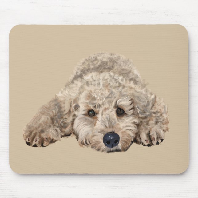 Tapis De Souris Labradoodle (Devant)