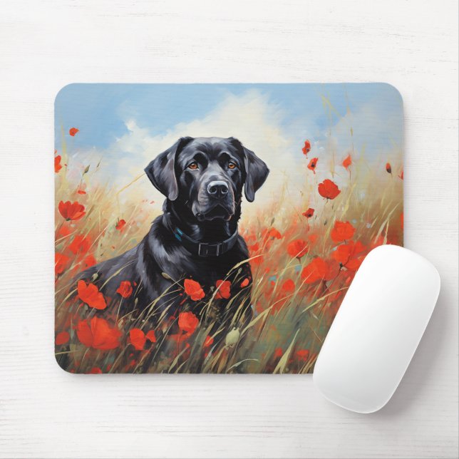 Tapis De Souris Labrador en pavois (Avec souris)