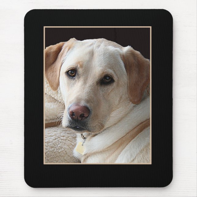 Tapis De Souris Labrador retriever jaune Mousepad (Devant)