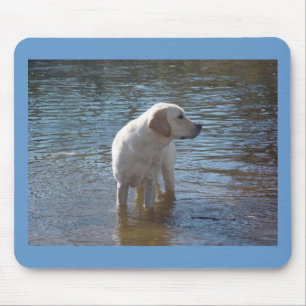 Tapis De Souris Labrador retriever Mousepad au lac