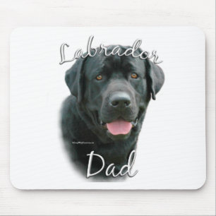 Tapis De Souris Labrador Retriever (noir) Papa 2