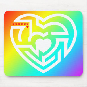 Tapis De Souris labyrinthe d'amour