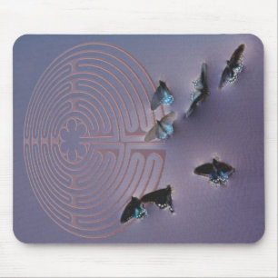 Tapis De Souris Labyrinthe de papillon